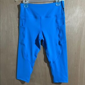 NWT ZYIA Blue Athletic Leggings High Waist